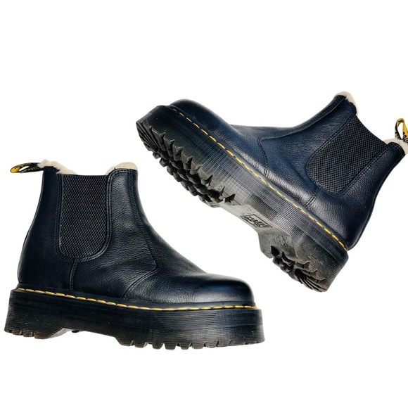 Dr. Martens  2976 Platform Faux- Fur Lined ankle boots - Picture 3 of 16